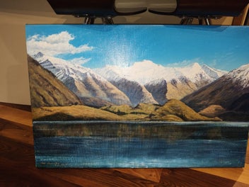 Listing 6 of 13 for Oil Painting on Canvas 'Wanaka'
