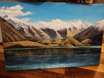 Listing 2 of 13 for Oil Painting on Canvas 'Wanaka'