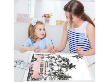 Listing 4 of 10 for 60x75cm Frame Diy Painting By Numbers For Adults Road Landscape Canvas For Home