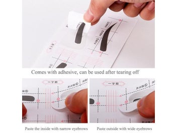 Listing 3 of 7 for Eyebrow Shapes Eyeliner Stencil