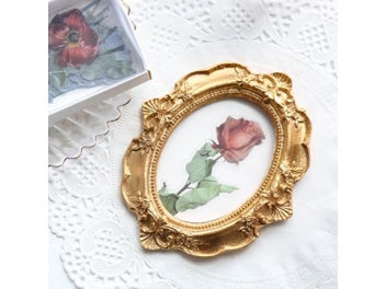 Listing 6 of 9 for 40pcs/box Vintage Flower Stickers For Album Journal Decoration