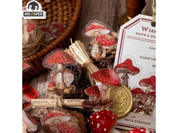 Listing 5 of 10 for 40Pcs/Bag Plant Flower Series Diary Sticker Stationery Decor