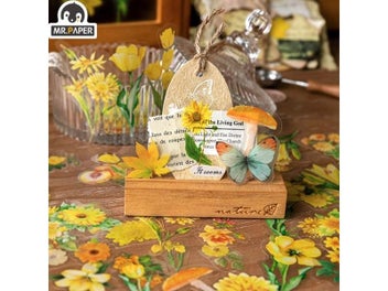 Listing 8 of 10 for 40Pcs/Bag Plant Flower Series Diary Sticker Stationery Decor