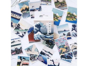 Listing 4 of 10 for 46 Pcs/set Autumn Flower Sticker For Diary/Planner Decoration