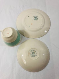 Listing 4 of 4 for Johnson Bros Aqua Blue Trio (20669)