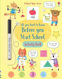 Listing 1 of 1 for Wipe-Clean All You Need to Know Before You Start School Activity Book