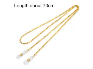 Listing 8 of 10 for 70m Unisex Sunglasses Lanyard Strap Necklace Metal Eyeglass Glasses Chain Cord