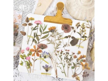 Listing 4 of 9 for 40pcs/pack Floral Diary Sticker Label Scrapbooking Sticker Handbook Decoration