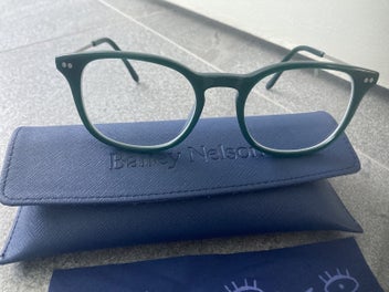 Listing 2 of 8 for Dark Green Bailey Nelson Hand Crafted Glasses Frames - Brand New