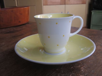 Listing 1 of 5 for Susie Cooper Polkadot Duo Yellow