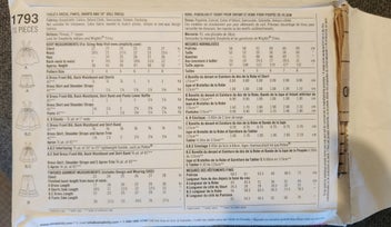 Listing 3 of 3 for Simplicity 1793A Dress pattern Sizes 3-8yrs