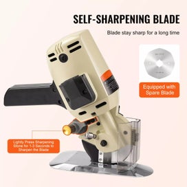 Listing 4 of 14 for Fabric Cutter 250W Electric Rotary Fabric Cutting Machine 1.1" Thickness