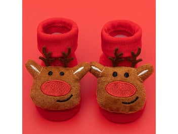 Listing 4 of 10 for Children's Socks Clothes For Newborns Toddlers Christmas-Thicken Anti-slip