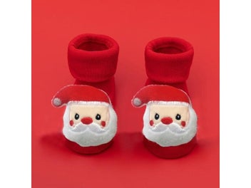 Listing 5 of 10 for Children's Socks Clothes For Newborns Toddlers Christmas-Thicken Anti-slip