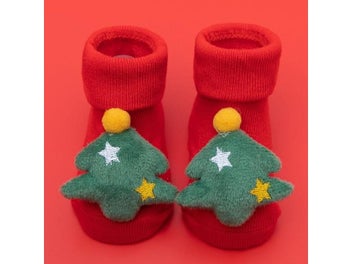 Listing 6 of 10 for Children's Socks Clothes For Newborns Toddlers Christmas-Thicken Anti-slip