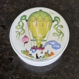 Listing 2 of 6 for Vintage Villeroy and Boch Trinket Box Lidded -Le Ballon signed by Jean Mercier