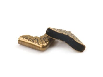 Listing 5 of 9 for Metal Corners For Books Scrapbooking Photo Albums Menus Corner Protectors Metal