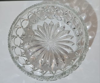 Listing 2 of 8 for Gorgeous Pressed Glass Bowl