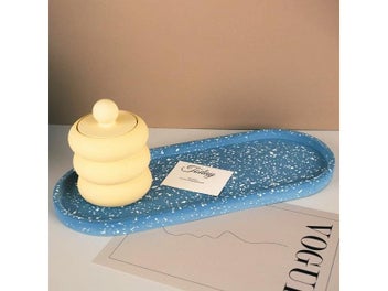 Listing 4 of 10 for Oval Tray Cement Silicone Mold DIY Jewelry Display Panel Mould Concrete Plaster