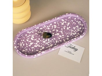 Listing 7 of 10 for Oval Tray Cement Silicone Mold DIY Jewelry Display Panel Mould Concrete Plaster