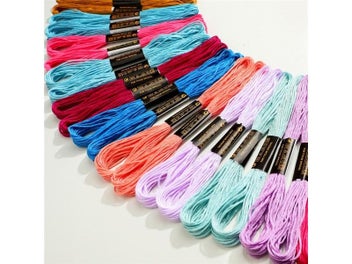 Listing 6 of 10 for 100/124/150/200/250 Colors Cross Stitch Floss Thread Cotton Sewing Skeins
