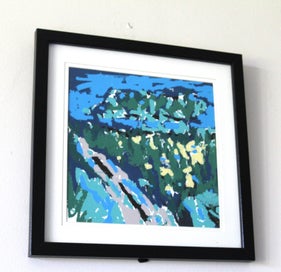 Listing 7 of 19 for +++ STRIKING "TONY GALLAGHER" ABSTRACT PAINTING +++