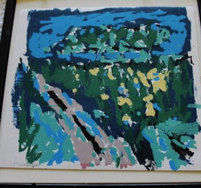 Listing 8 of 19 for +++ STRIKING "TONY GALLAGHER" ABSTRACT PAINTING +++