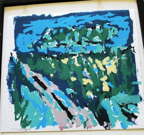 Listing 11 of 19 for +++ STRIKING "TONY GALLAGHER" ABSTRACT PAINTING +++