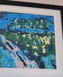 Listing 15 of 19 for +++ STRIKING "TONY GALLAGHER" ABSTRACT PAINTING +++