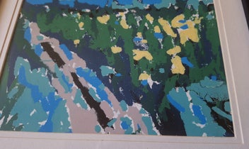 Listing 17 of 19 for +++ STRIKING "TONY GALLAGHER" ABSTRACT PAINTING +++