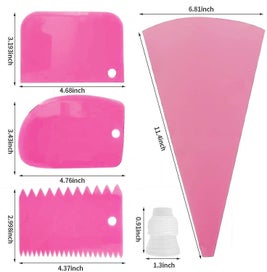 Listing 2 of 5 for 21pcs Piping Bags And Tips Set Pastry Bag 14 Stainless Steel Nozzle