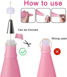 Listing 3 of 5 for 21pcs Piping Bags And Tips Set Pastry Bag 14 Stainless Steel Nozzle