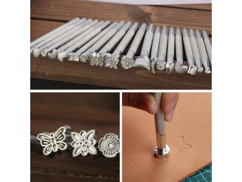 Listing 8 of 10 for 6/20 Pcs Leather Stamping Tools Set Different Shape Stamp Kit