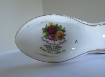 Listing 3 of 3 for Royal Albert Old Country Roses shoe exc condition England 1962