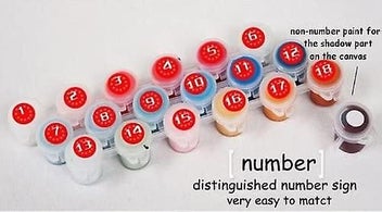 Listing 2 of 3 for Diy Oil Painting, Paint By Number Kits - Warm Sunflower 16x20 Inch