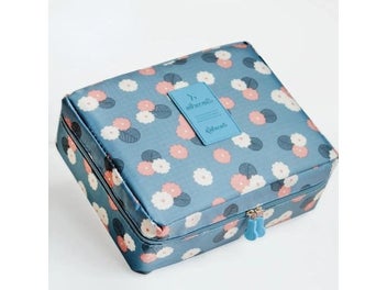 Listing 3 of 10 for Portable Needlework Storage Bag Mesh Divider Pouch Yarn Knitting Tools