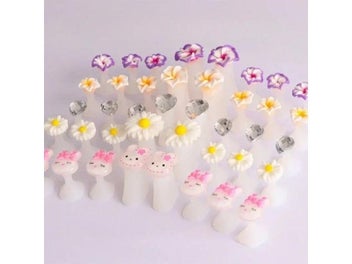 Listing 8 of 10 for 8PCS Toe Separators Set For Nail Polish Pedicure Spacers Spreaders Stretchers