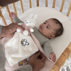 Listing 4 of 6 for Miffy - Fluffy Pink Baby Cuddle Cloth, Comfort Blanket, Polyester, 24cm Height