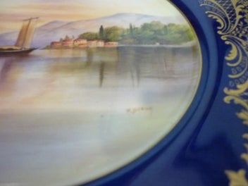 Listing 4 of 7 for ROYAL DOULTON HAND PAINTED LAKE COMO BY R.BROWN.