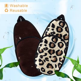 Listing 5 of 7 for 2Pcs Eye Patches for Men Women Eye Patch for Glasses Silk Patch Leopard