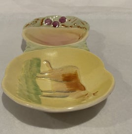 Listing 8 of 9 for Beswick Cow and Fruit Double Dish - Stunning