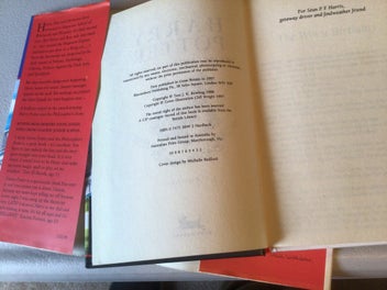 Listing 5 of 10 for Harry Potter; Philosopher’s Stone; Collectible Hardcover, Bloomsbury #2 Print.