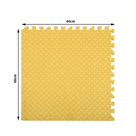 Listing 2 of 9 for Bopeep EVA Foam Kids Play Mat Floor Kid Crawling Interlocking Home Yellow 60x60