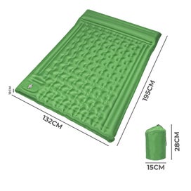 Listing 2 of 9 for Mountview Double Camping Sleeping Mattress Widened Inflating Air Mat Pillow Bag