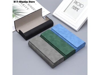 Listing 3 of 10 for 1pc Leather Eyewear Case For Men Women Optical Retro Myopia Glasses Sunglasses