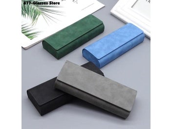 Listing 5 of 10 for 1pc Leather Eyewear Case For Men Women Optical Retro Myopia Glasses Sunglasses