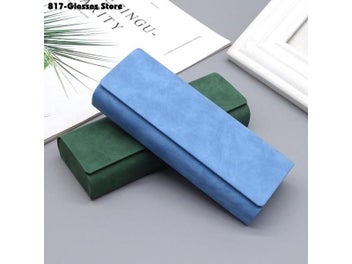 Listing 6 of 10 for 1pc Leather Eyewear Case For Men Women Optical Retro Myopia Glasses Sunglasses