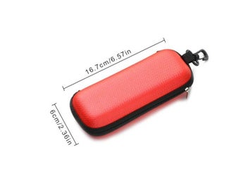 Listing 8 of 10 for Portable Travel Office EVA Eyewear Cases For Women Men With Lanyard Zipper