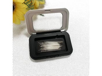Listing 4 of 9 for Magnetic Sewing Needles Holder Black Rectangle Sewing Needle Storage Case
