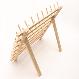 Listing 5 of 9 for 63 Small Spools Nature Wooden Thread Holder Sewing Embroidery Thread Rack And